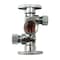 Keeney Mfg Keeney 1/4 in. FIP in. X 3/8 in. Compression Brass Dual Shut-Off Valve K2902DHLF - alternate 1